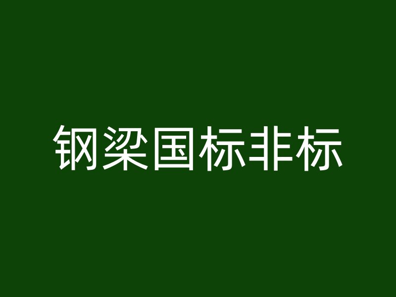鋼梁國(guó)標(biāo)非標(biāo)